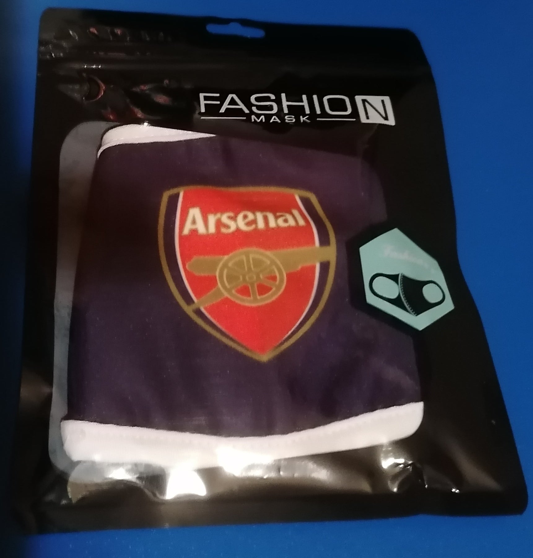 arsenal face mask