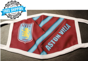 aston villa face mask