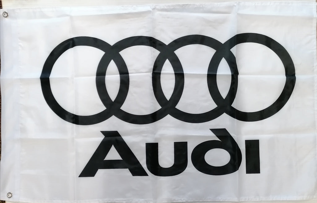 Audi logo flag