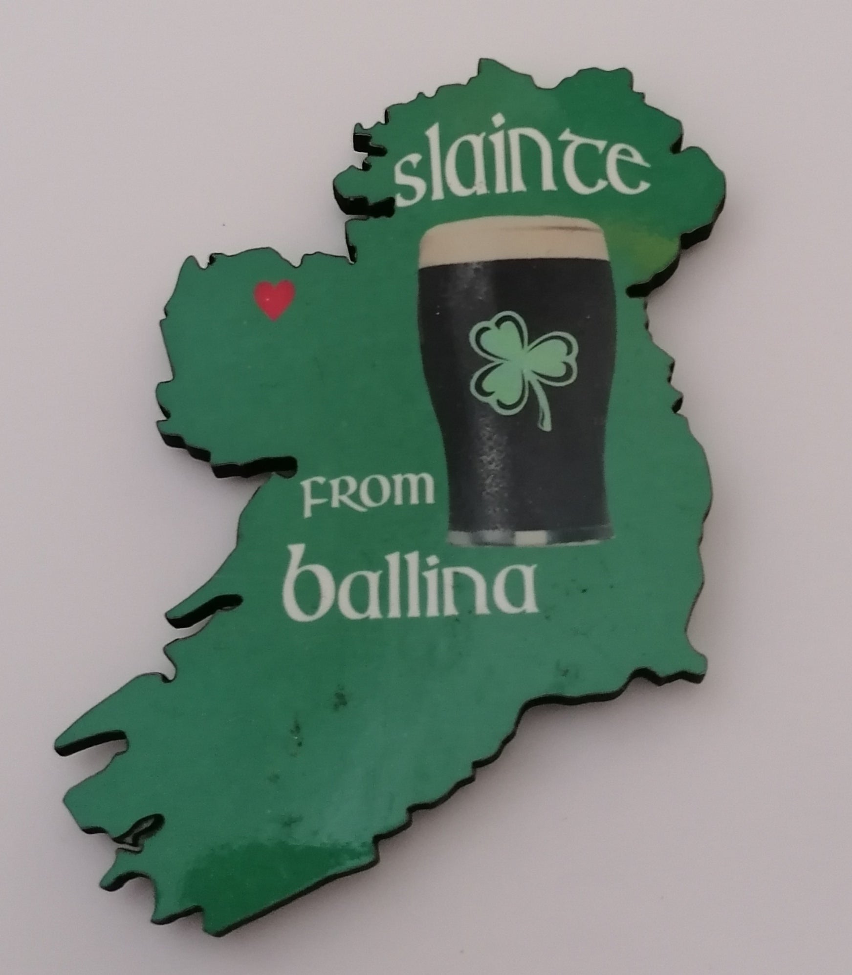 Irish fridge magnet from Ballina County Mayo