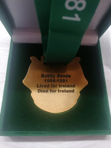 Bobby Sands Irish Republican hunger striker medal.