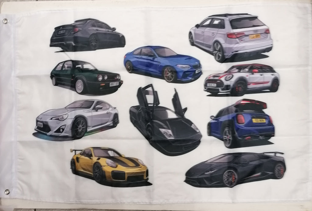 Car flag