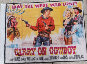 carry on cowboy comedy film flag