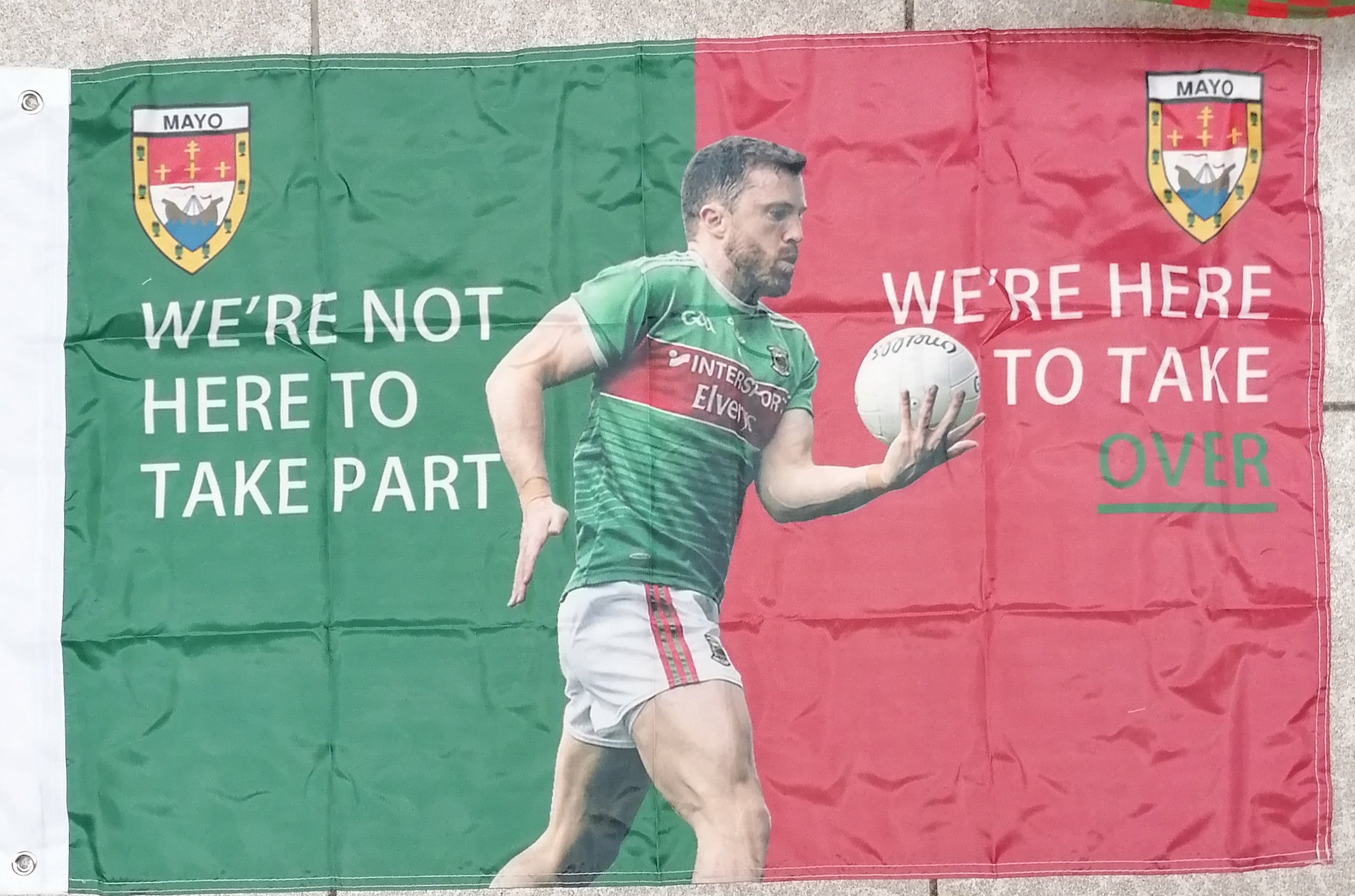 chris barrett mayo flag