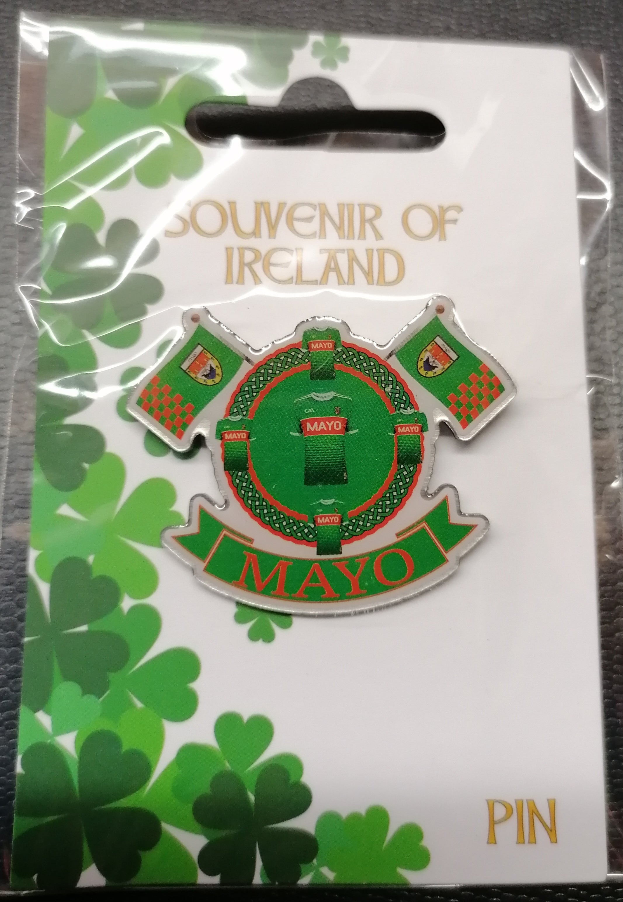 Mayo pin badge