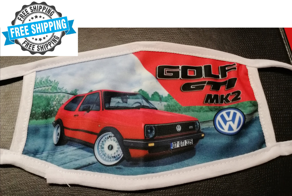 golf gti mk2 face mask