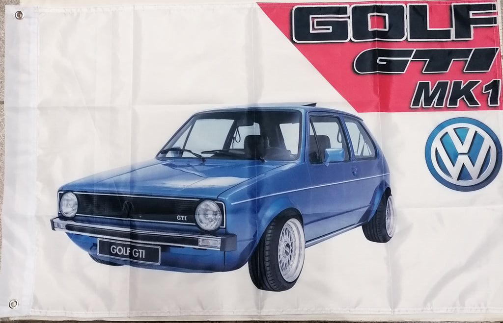 vw golf mk1 flag