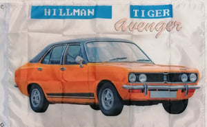 Hillman Tiger Avenger flag