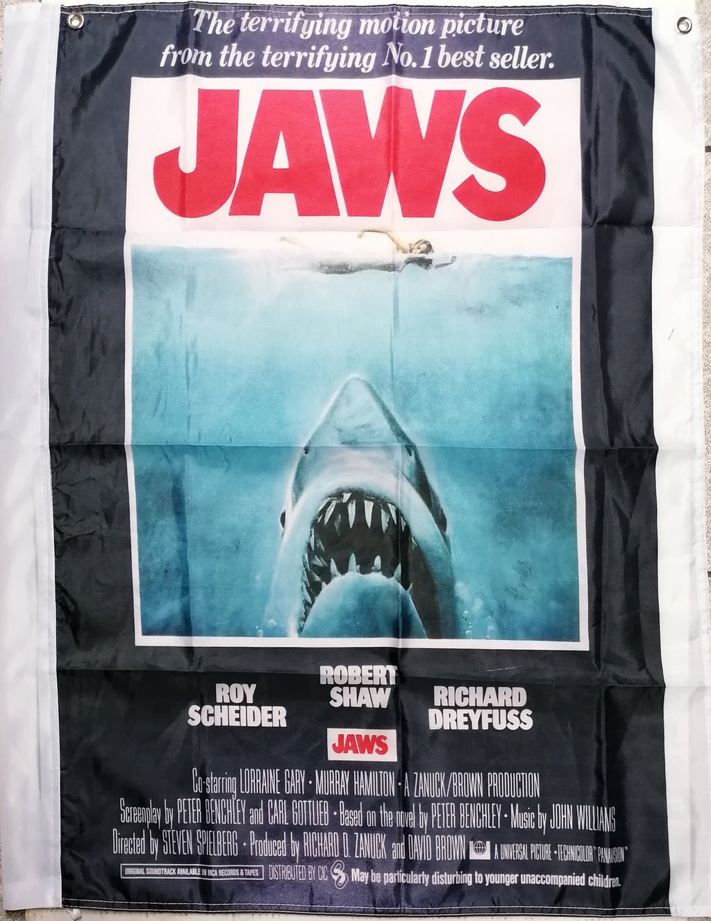 Jaws film flag