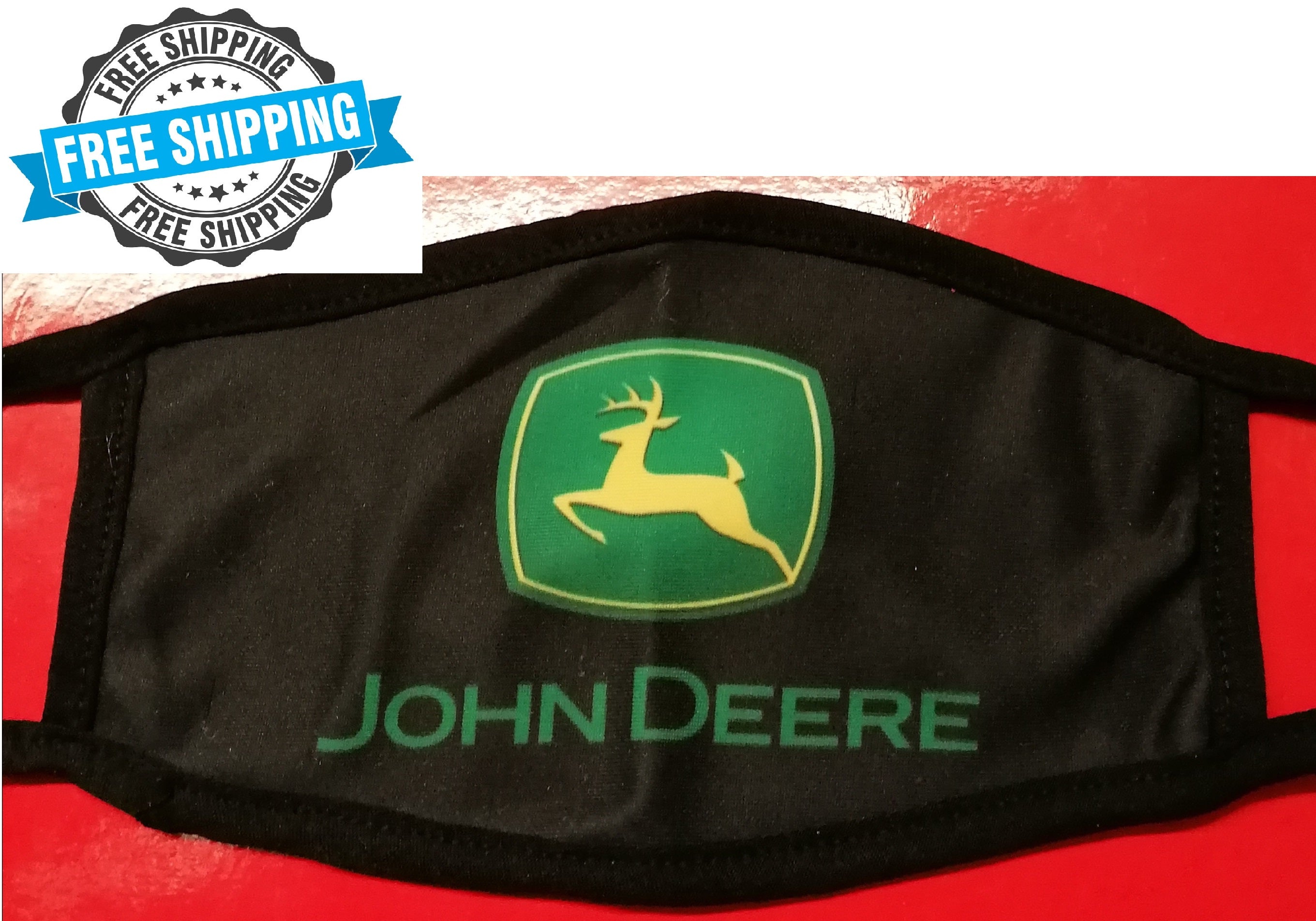 john  deere tractor face mask