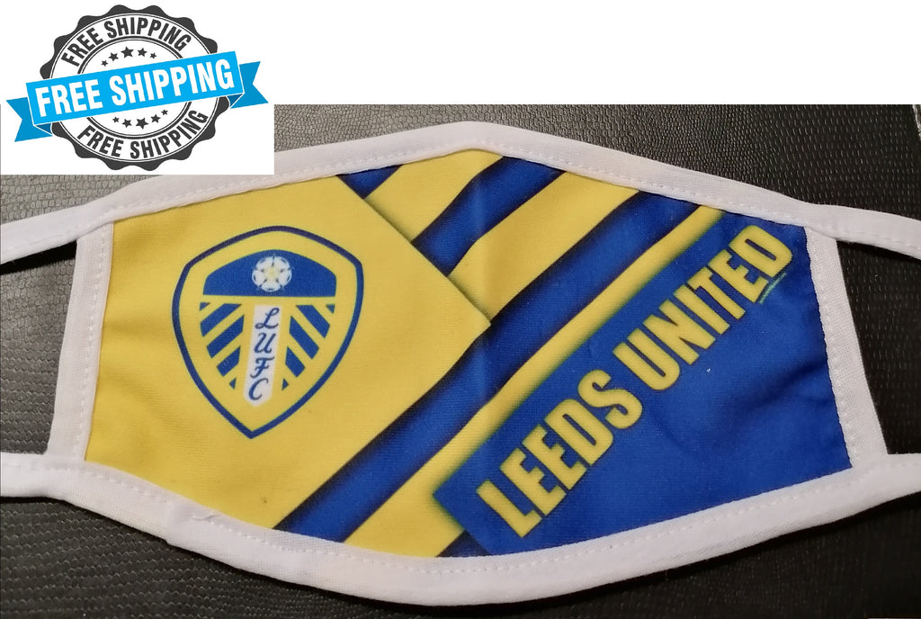 leeds united face mask