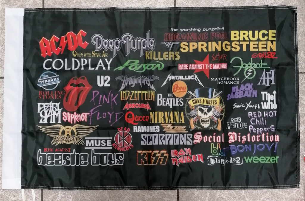 legends of rock music flag