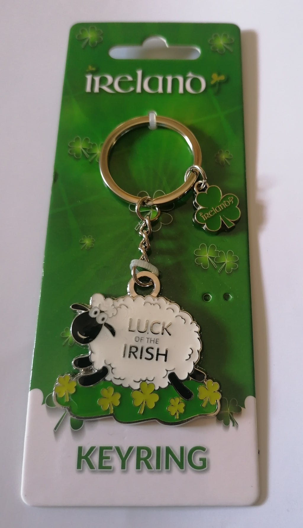 irish sheep keyring