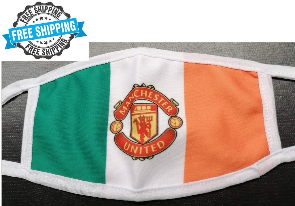 manchester united irish face mask