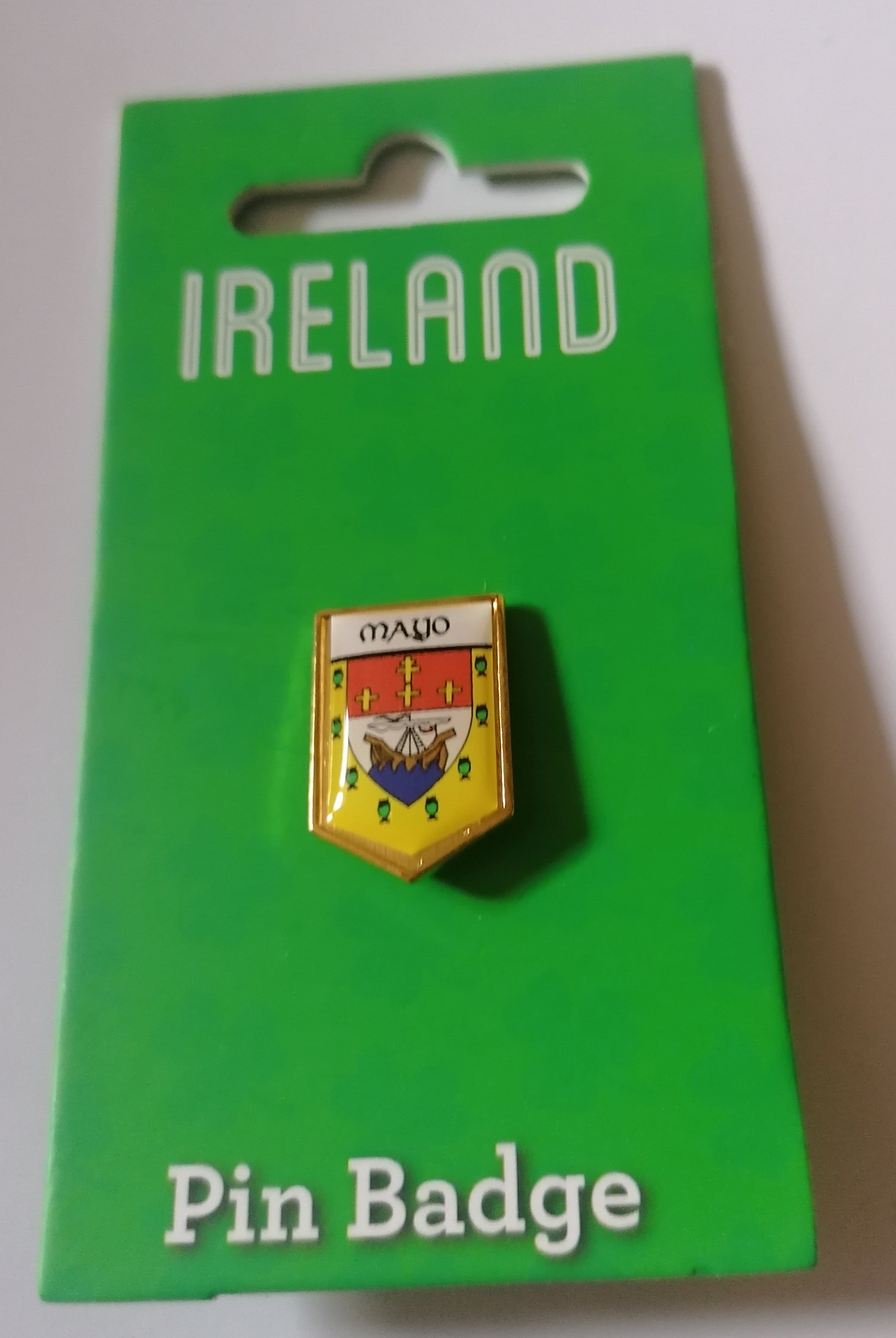 mayo pin badge