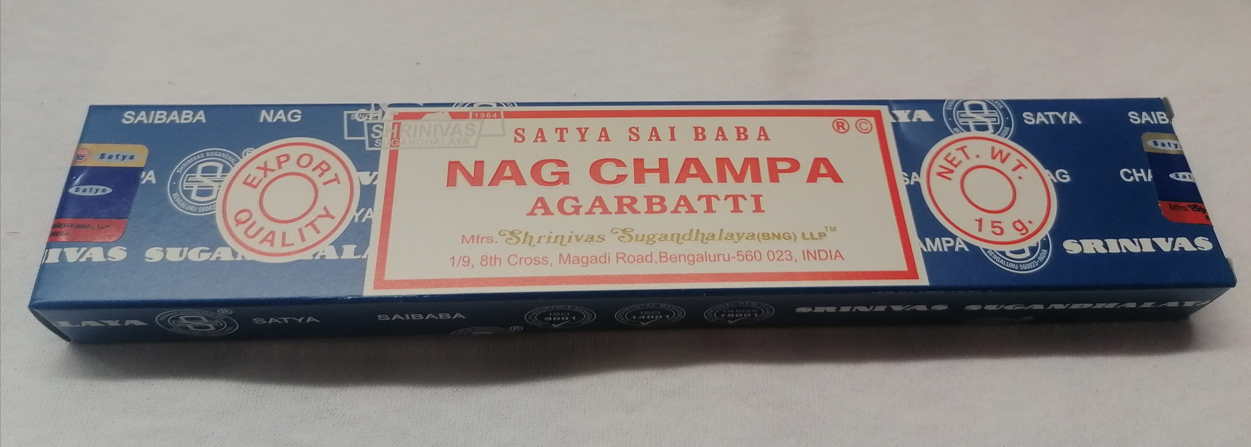 nag champa icense sticks