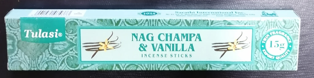 nag champa and vanilla incense sticks