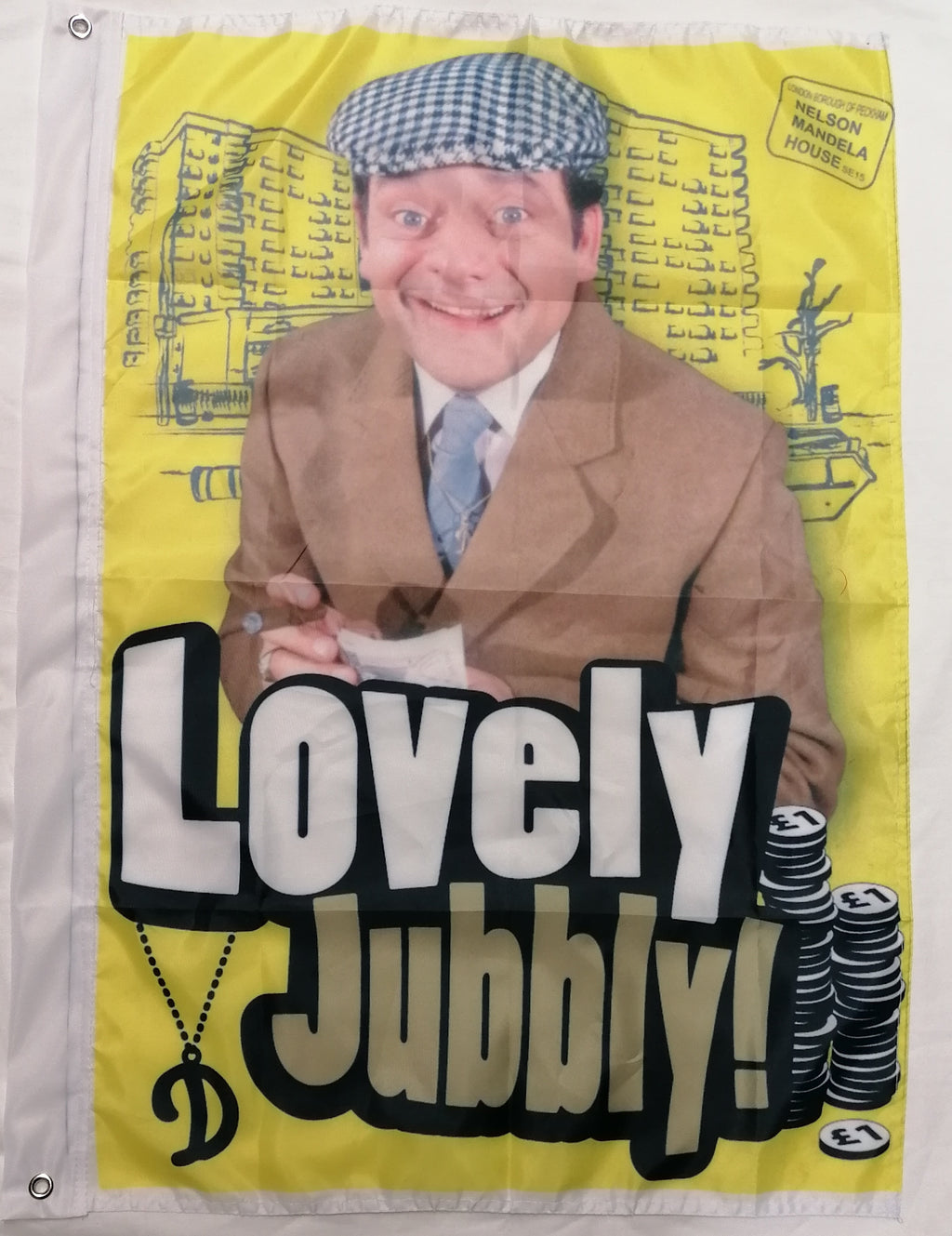 Only fools and horses lovely jubbly flag