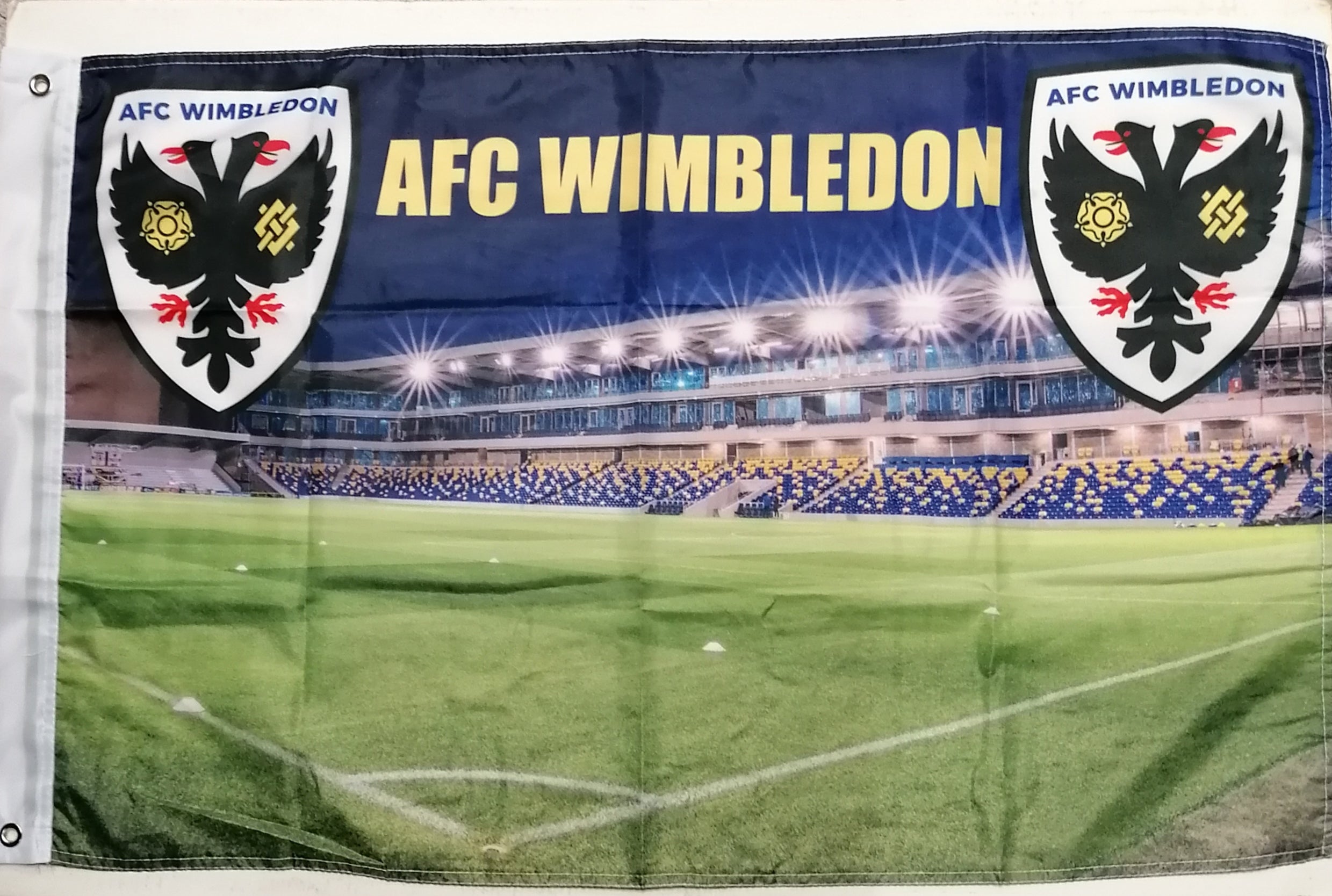 Afc Wimbledon plough Lane flag