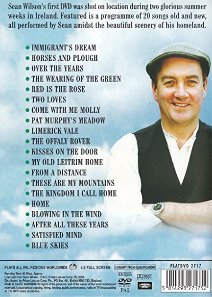 sean wilson blue skies and green fields dvd