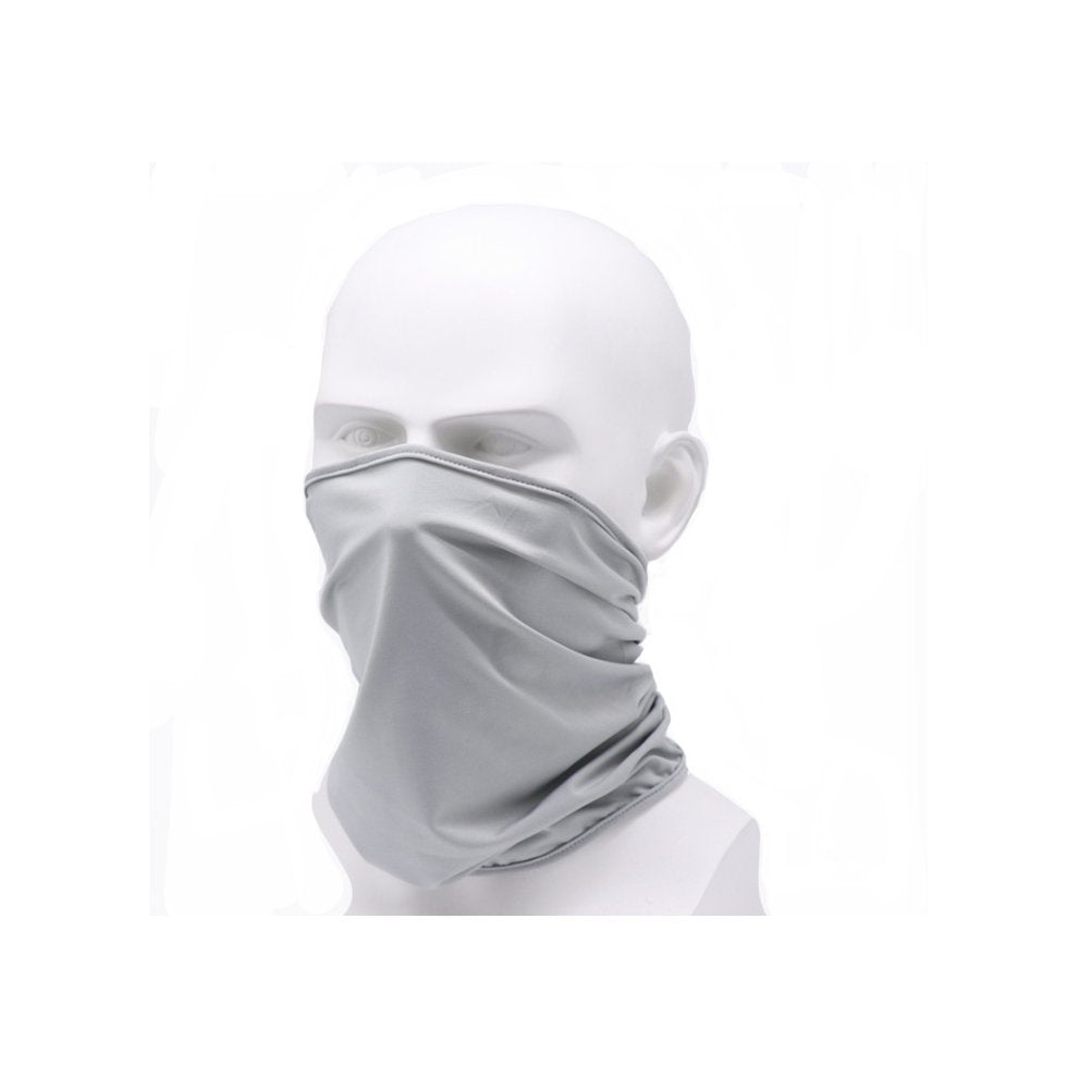 grey snood  face cover mask