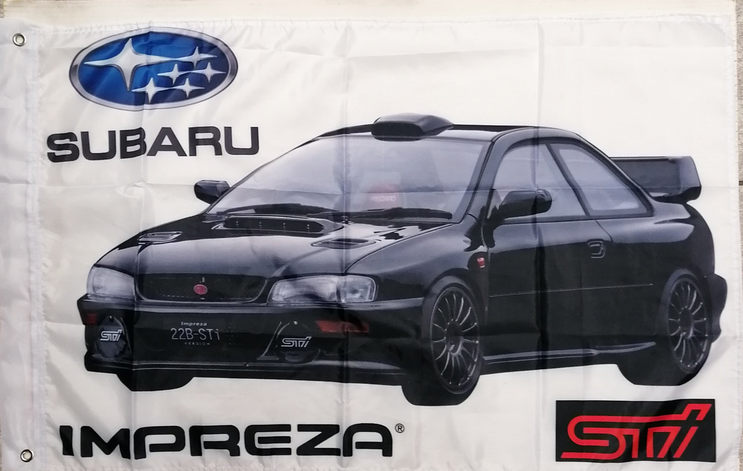 Subaru impreza Black flag