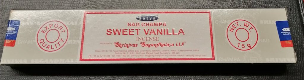 sweet vanilla incense