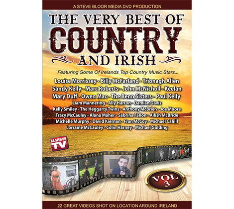  very best of country and irish volume 3 dvd