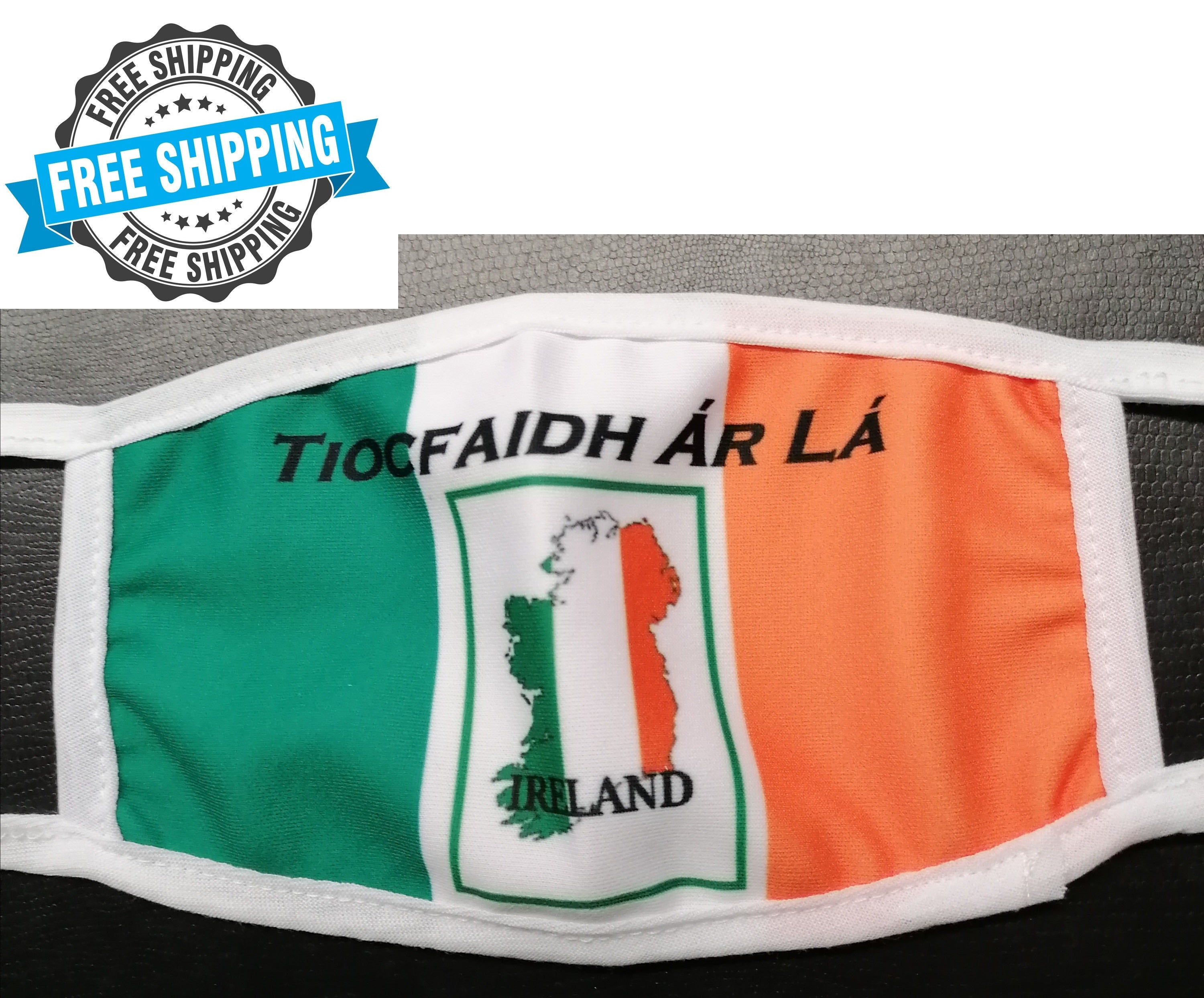 tiocfaidh ar la irish face mask