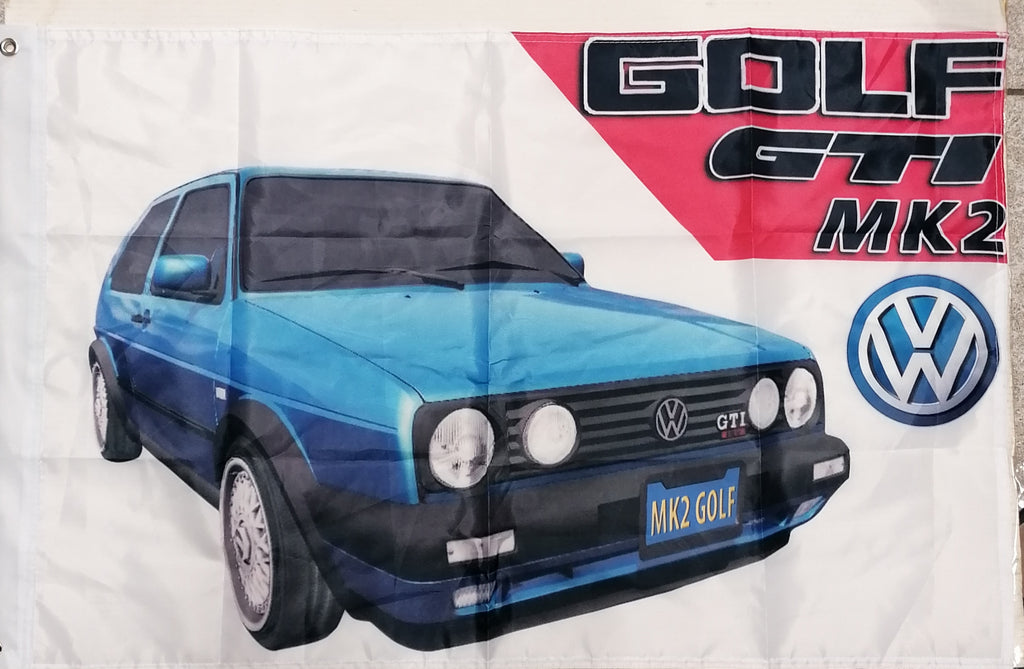 Vw golf mk2 gti flag