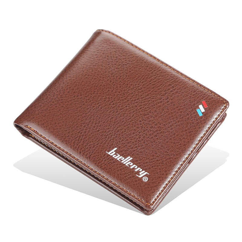 brown leather wallet