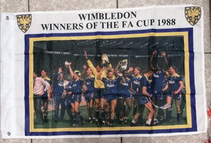 wimbledon fa cup 1988 flag